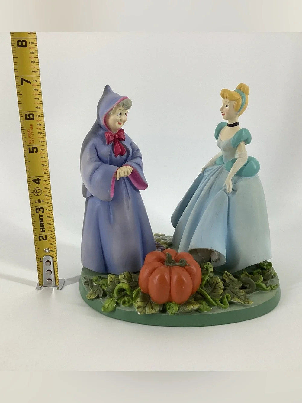 Disney Cinderella & Fairy Godmother  - porcelain
